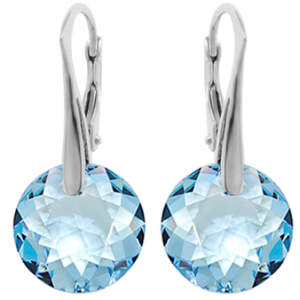 Cercei Emre - Cristale Swarovski Aquamarine