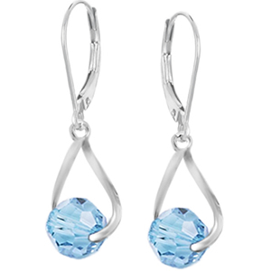 Cercei Crissy - Cristale Swarovski Aquamarine