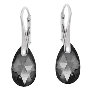 Cercei Adalia - Cristale Swarovski Silver Night