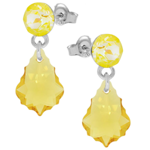 Cercei Sunshine - Cristale Swarovski