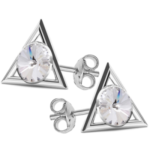 Cercei Triunghiuri - Cristale Swarovski