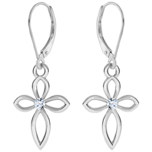 Cercei Cruciulite - Cristale Swarovski
