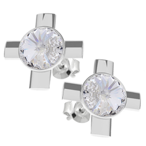 Cercei Cruciulite - Cristale Swarovski