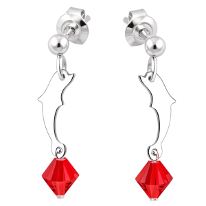 Cercei Delfini - Cristale Swarovski Light Siam