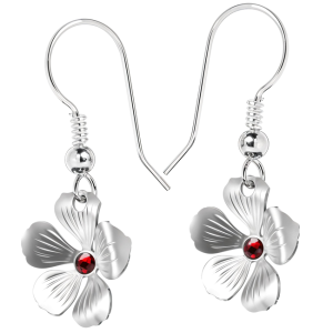 Cercei Floricele - Cristale Swarovski Indian Siam