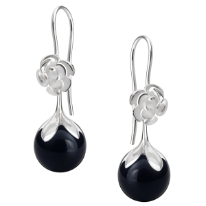 Cercei Perle Mystic Black Rose