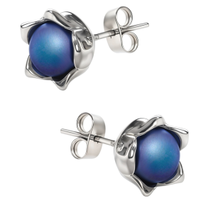 Cercei Flowers - Iridescent Dark Blue