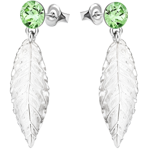 Cercei Leafs - Cristale Peridot