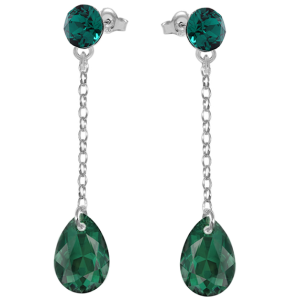 Cercei Estela - Cristale Emerald