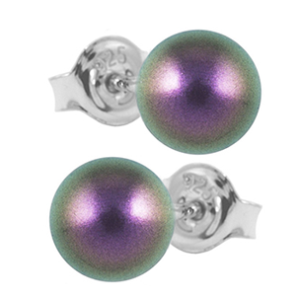 Cercei Incia - Perle Swarovski Iridescent Purple