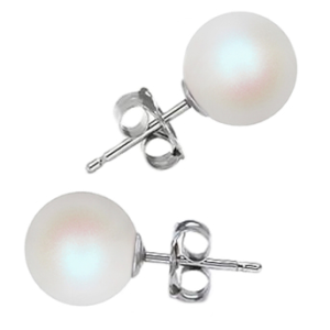 Cercei Incia - Perle Swarovski Pearlescent White