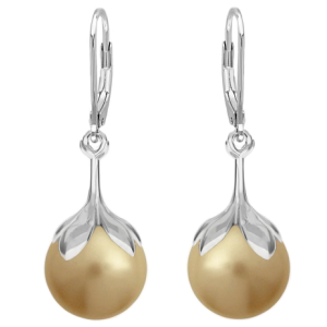 Cercei Vintage Gold - Perle Swarovski 