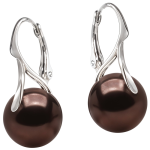 Cercei Maroon Pearl - Perle Swarovski