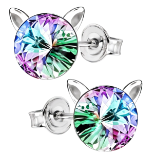 Cercei Pisicute - Cristale Swarovski Vitrail Light