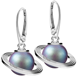 Cercei Mars - Perle PRECIOSA Violet Iridescent