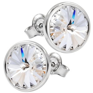Cercei Elissa - Cristale Swarovski Rivoli Crystal 12 mm