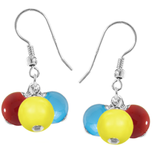 Cercei Tricolor - Perle Swarovski