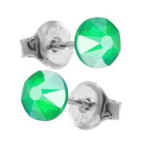 Cercei Eris - Cristale Electric Green DeLite