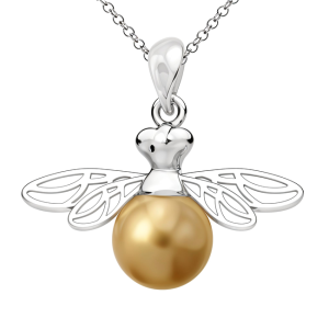 Pandantiv Vintage Gold Pearl Bee